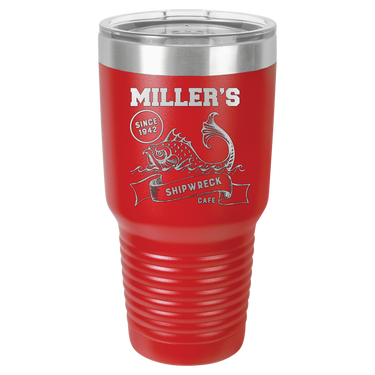 Miller's Shipwreck Cafe Tumbler Bottle